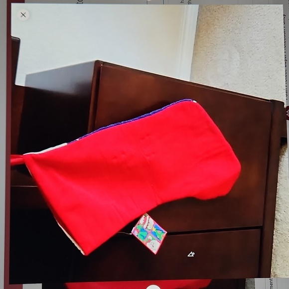 Santa chimney Christmas stocking - Picture 6 of 6